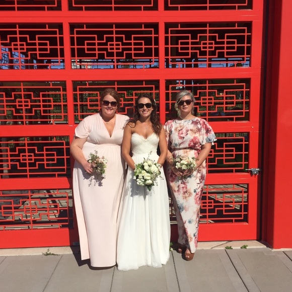 ASOS Floor length Watercolor dress - Picture 2 of 3